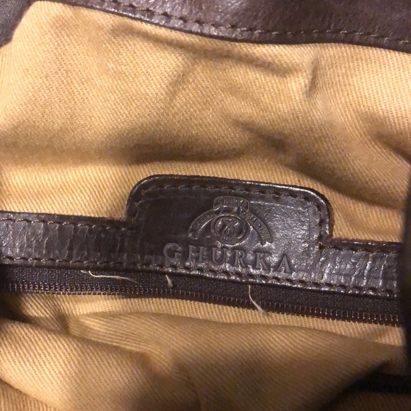 RARE Ghurka Italian leather python hobo bag - Picture 8 of 16